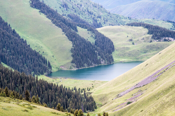 From Issyk-Kul Lake to Kol-Tor Lake