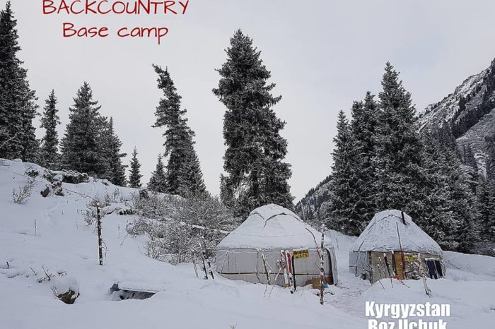 Backcountry skiing in Kyrgyzstan